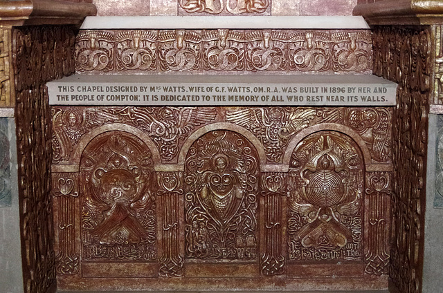 Dedication stone, Watts Chapel