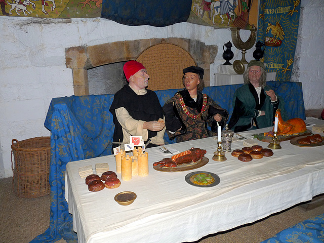 Medieval Diners in Castle Rushen