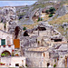 Matera : le case costruite sui  'SASSI' , patrimonio UNESCO