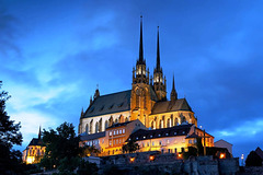 Katedralo Petrov en Brno - Petrov Cathedral in Brno