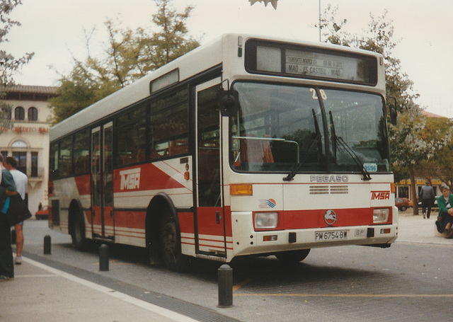 Transportes Menorca SA (TMSA) 28 (PM 6754 BW) - Oct 1996 337-15