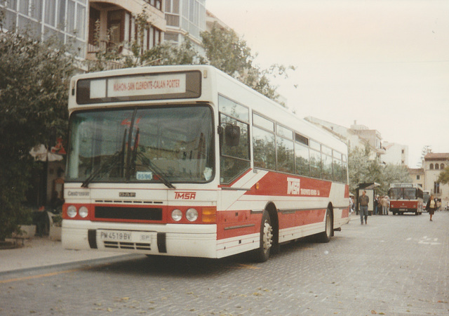 Transportes Menorca SA (TMSA) 27 (PM 4519 BV) - Oct 1996 337-12