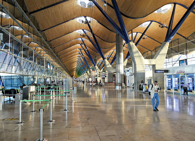 Aéroport de Madrid-Barajas (E) 17 juillet 2018.