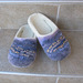 felted slippers purple