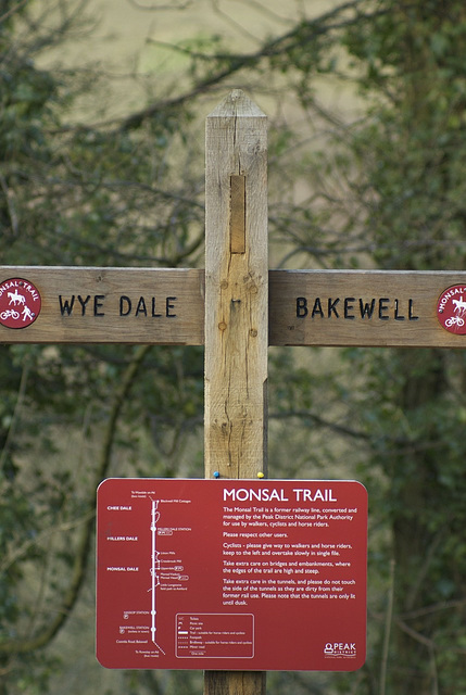 Monsal Trail sign