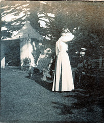 3rd Earl of Dartrey (possibly with Una his daughter), Hinchinbrooke House, Cambridgeshire 1899