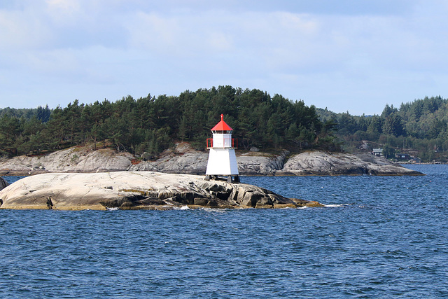 Lighthouse near the Lysefjord