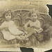 Left E H Gallup and right twin sister Ethel M Gallup