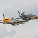 P-51D Mustang and Spitfire Mk. IX