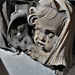 st michael cornhill, london (25)weeping cherub on c17 tomb of john huitson +1689 attrib. edward pierce