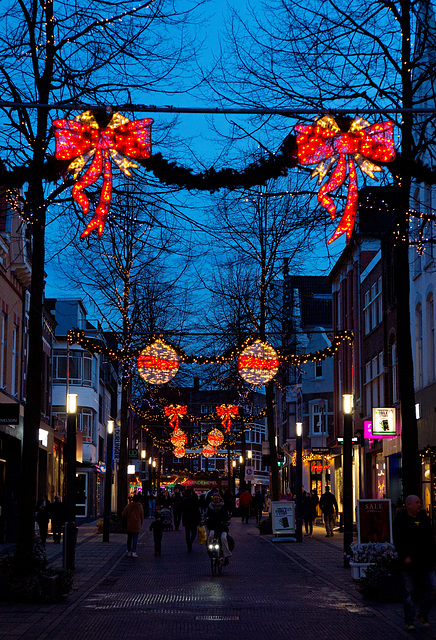 Christmas-lights in the main shoppingstreet of heerlen_NL
