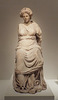 Marble Draped Female Statue on a Round Base from Pergamon in the Metropolitan Museum of Art, July 2016