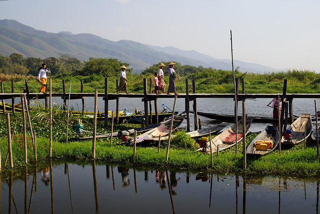 Scenery at Inle Lake