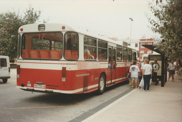 Transportes Menorca SA (TMSA) 17 (PM 5756 AM) - Oct 1996 332-21
