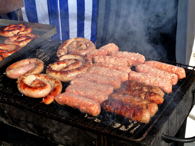 Chisinau- Wine Festival- Sausages!