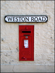 Weston Road post box