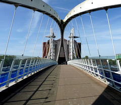 Salford Quays- Lowry (Millennium) Bridge