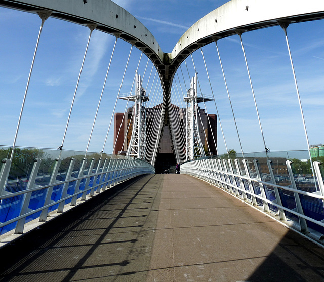 Salford Quays- Lowry (Millennium) Bridge