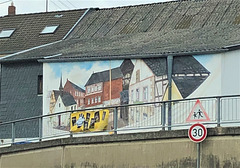 DE - Grafschaft - Wandmalerei in Birresdorf