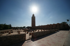 Sun Behind The Koutoubia Mosque