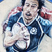 Rugby Sevens Mural, Glasgow