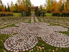 The centre of a labyrinth