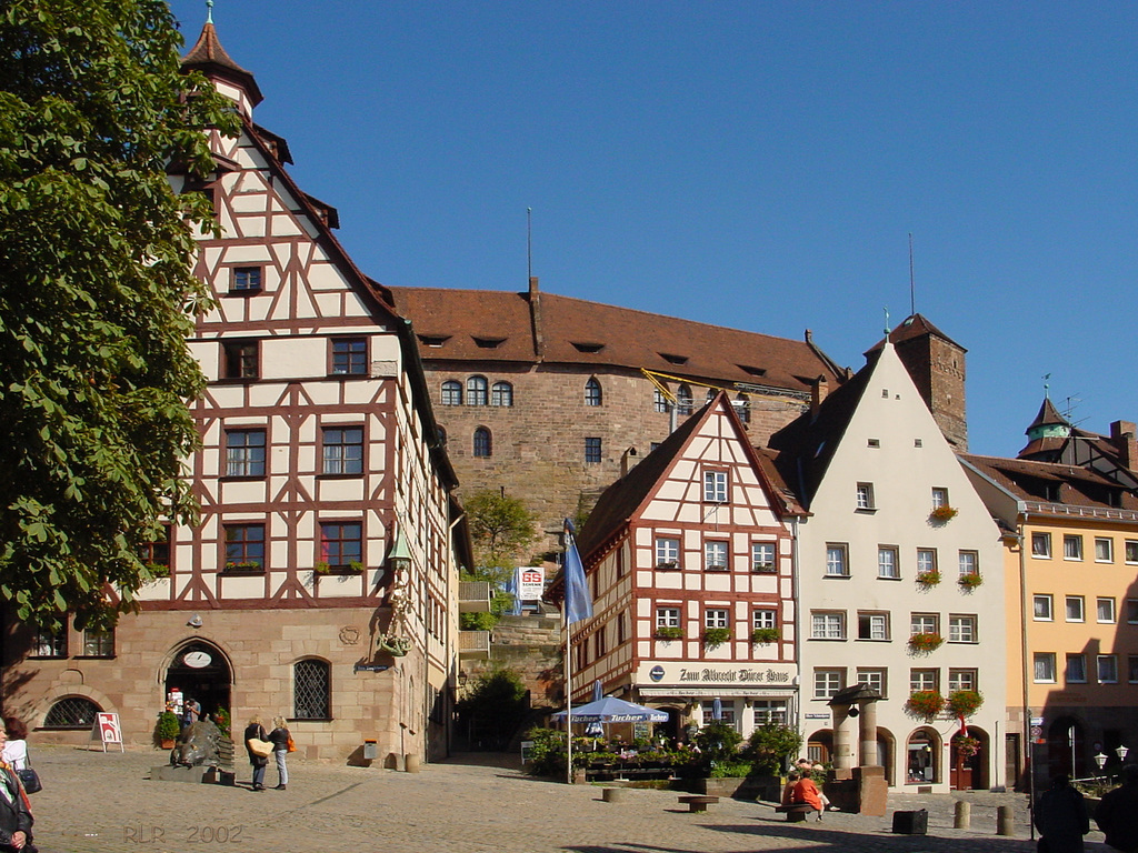 Nürnberg, Blick zur Burg