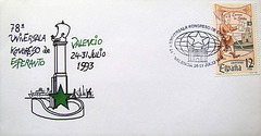 La 78-a Universala Kongreso - Valencio 1993 - poŝttutaĵo (koverto, grafikaĵo, stampo)