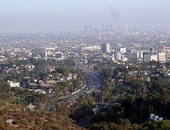 L.A. view from Mulholland Drive