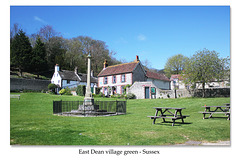 East Dean village green  -  Sussex - 30.4.2015