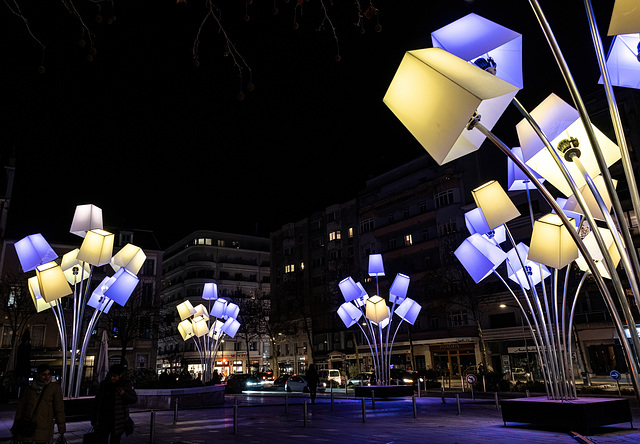 les illuminations à Valence (Drôme)