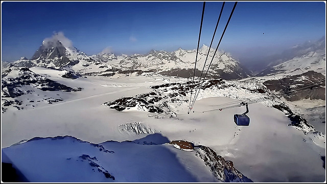 Zermatt : un gran panorama dall'alto del Matterhorn Paradise !