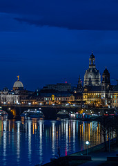 Dresden zur Blauen Stunde (150°)