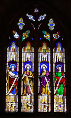 Stained Glass at Hodnet Church, Shropshire