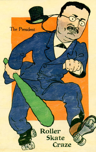 Theodore Roosevelt and the Roller Skate Craze