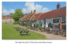 Tiger Inn & 1-3 The Green - East Dean - Sussex - 30.4.2015