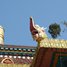 Kathmandu, Boudhanath, Guru Lhakhang Monastery, Detail of the Roof