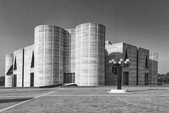 Jatiya Sangsad Bhaban, designed by renowned American architect Louis Kahn