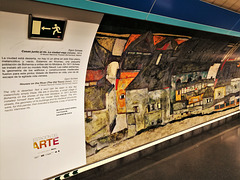 Egon Schiele. Metro Estación del Arte, Madrid