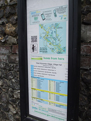 DSCF8541 Bus information display in West Wycombe - 28 Mar 2015