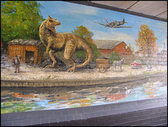 Dan Wilson T Rex mural