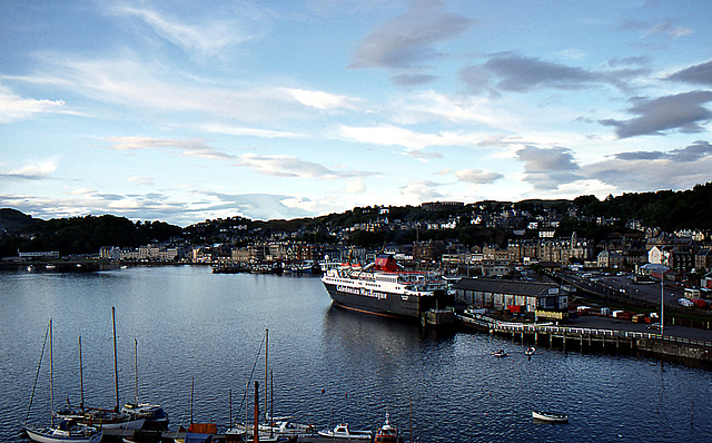 Evening at Oban Ferry Terminal 4th June 1988