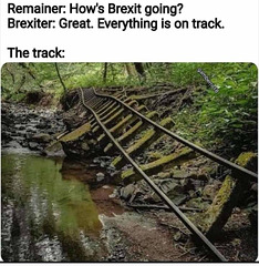 O&S(meme) - brexit = a disaster