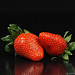 Die ersten Erdbeeren (aus Spanien) 2023