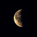 BESANCON: Lune gibbeuse ascendante du 12 avril 2015 ( 42%).