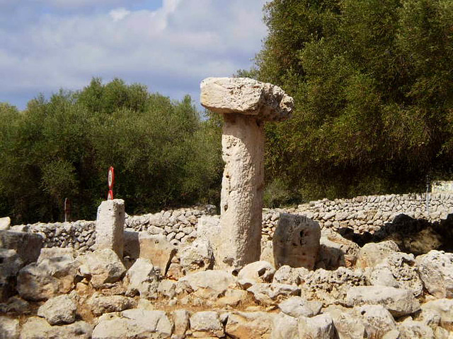 Taula, in ruins of Talayotic civilization.