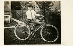 Lewis Metzler and His Bicycle, Williamsport, Pa., June 1921 (Full Version)