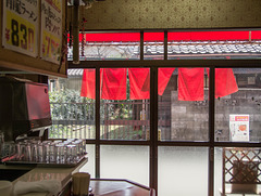 From inside of the old Chinese restaurant