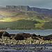 The Trotternish Ridge & Quiraing dominate Saffin Bay, Isle of Skye