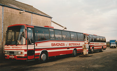 Simonds garage at Botesdale - 6 Apr 1994